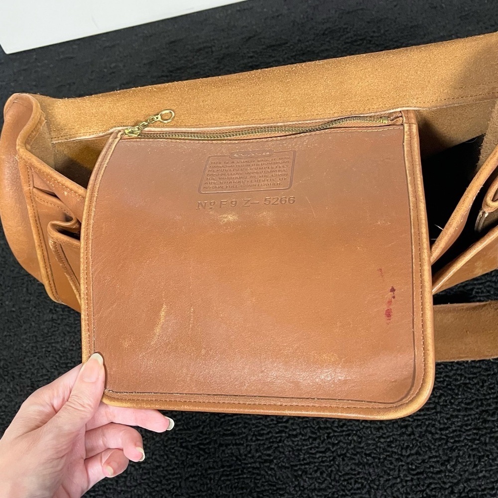 Vintage Coach Beekman 5266 Shoulder Bag Leather Messenger Briefcase Laptop - Picture 16 of 16